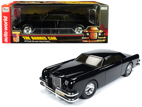 The Barris Car Black Sparkle 1/18 Diecast Model Car by Autoworld