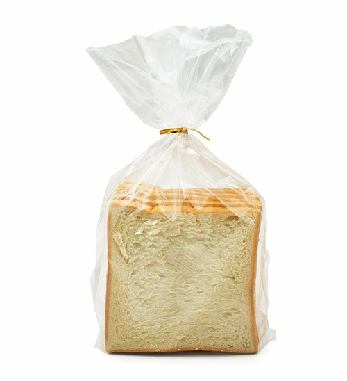 Plastic Bread Bags 6" x 3" x 12". Pack of 100 Gusseted Plastic Bags