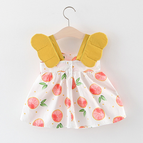 Toddler Baby Girls Fruit Strawberry Print Princess