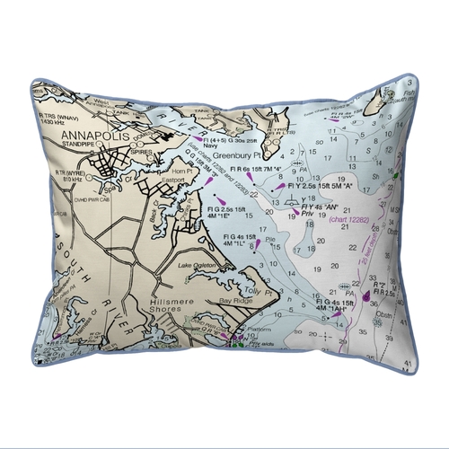 Betsy Drake SN12263AN 11 x 14 in. Annapolis, MD Nautical Map Small