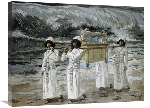 Global Gallery GCS-280216-30-142 30 in. Ark Passes Over the Jordan Art