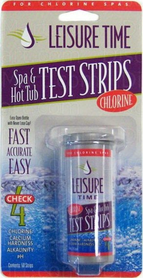 Advtis LT45010EACH Chlorine Spa Test Strips, Pack of 50