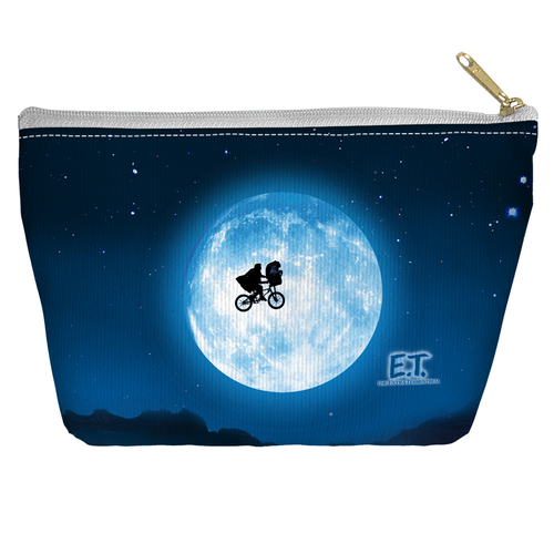 Trevco UNI865-PCH2-8.5x6 8.5 x 6 in. ET & Moon Accessory Pouch, Wh