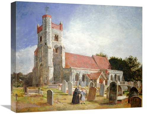 Global Gallery GCS-266602-22-142 22 in. The Old Church, Ewell Art 