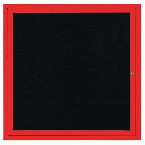 Main Aarco Products ADC3636IR Illuminated Enclosed Directory Board - Red image
