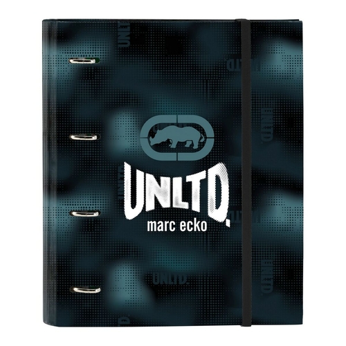 Ring binder Eckō Unltd. Nomad A4 Black Blue (35 mm)