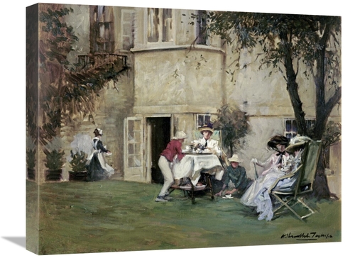Global Gallery GCS-267375-22-142 22 in. Tea in the Garden Art Print - 
