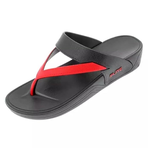 Women's Fl0400l Slipper Black Red Size 8UK