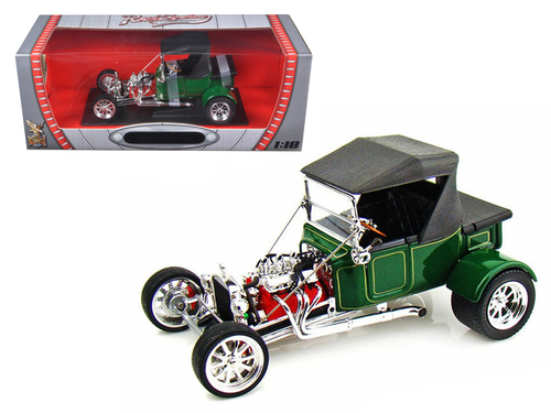 1923 Ford T-Bucket Soft Top Green with Black Top 1/18 Diecast Model
