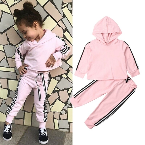 Pudcoco Autumn Kids Baby Girls Winter Outfits Set