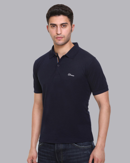 Slim Fit Polo T-shirt For Men's
