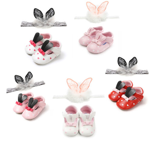 New Cute Newborn Baby Girl Shoes Bow