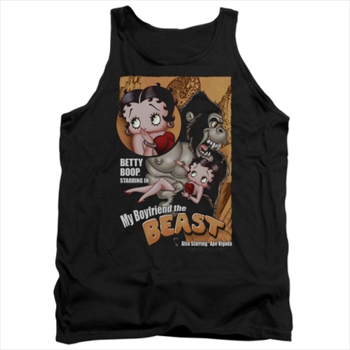 Boop-Boyfriend The Beast - Adult Tank Top, Black - Large