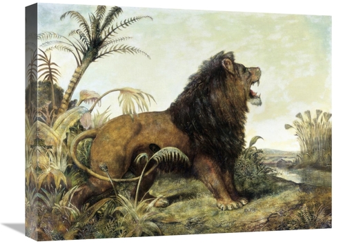 Global Gallery GCS-282224-22-142 22 in. A Lion in a Jungle Art Print -