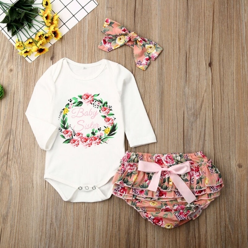 Pudcoco Autumn Newborn kids Baby Girl Clothes Long