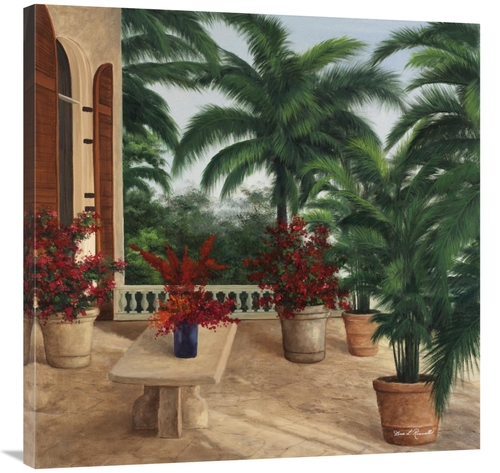 Global Gallery GCS-398703-3636-142 36 x 36 in. Tuscany Patio Art Print