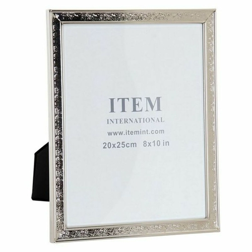 Photo frame DKD Home Decor 8424001721948 Crystal Silver Metal Paper