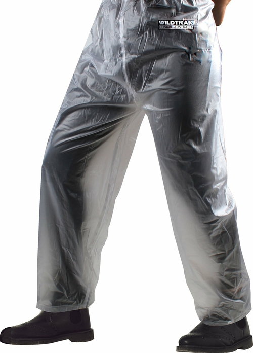 Premium Raincoat Pants Adult Female (Transparent)