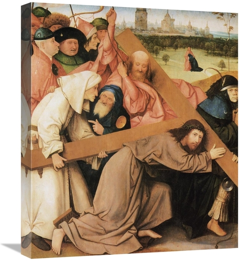 Global Gallery GCS-372596-22-142 22 in. Christ Carrying the Cross Art 