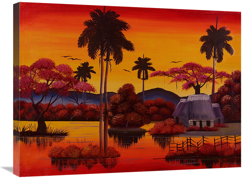 Global Gallery GCS-477320-2432-142 24 x 32 in. Palms Way Art Print - F