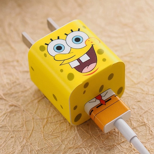 Store SpongeBob iPhone charger