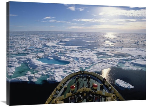 Global Gallery GCS-452515-3040-142 30 x 40 in. Icebreaker in the Arcti