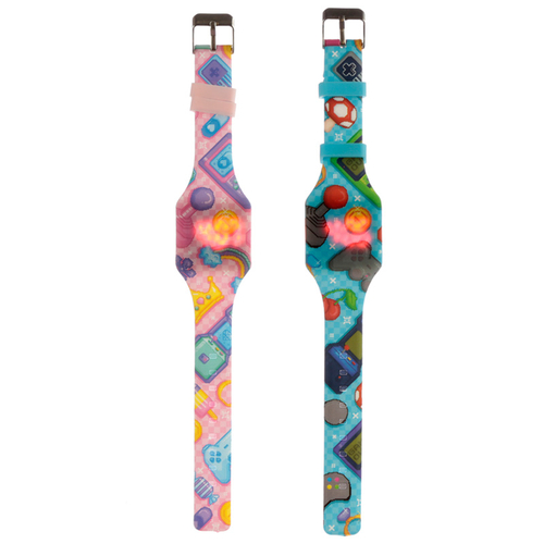 Silicone Digital Watch - Retro Gaming Game Over