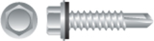 Strong-Point HA810 8-18 x 0.63 in. Unslotted Indented Hex Washer Head 