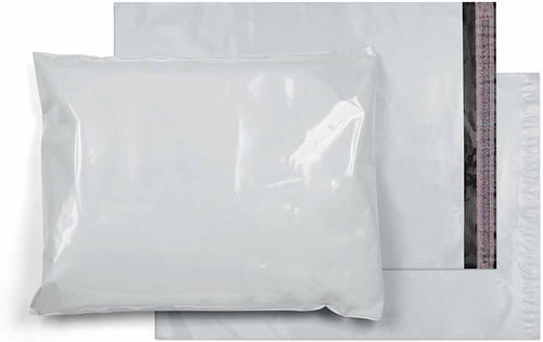 White Poly Mailers 19x24 Inch Size. Pack of 50 Self-Sealing