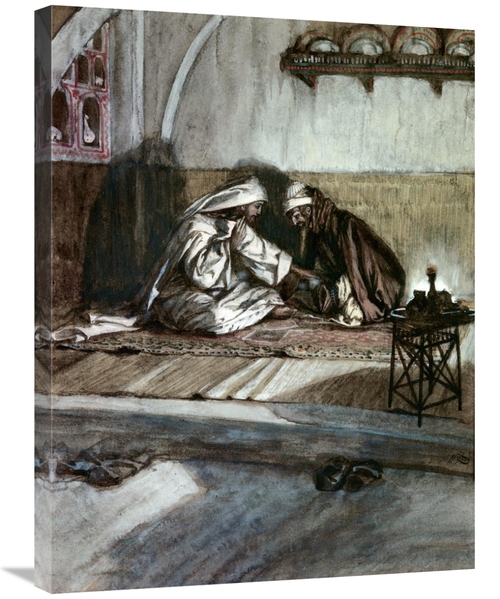 Global Gallery GCS-280342-30-142 30 in. Interview Between Jesus & Nico