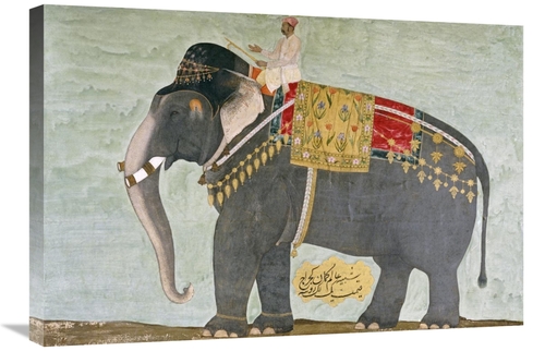 Global Gallery GCS-266925-30-142 30 in. Portrait of the Elephant Alam-