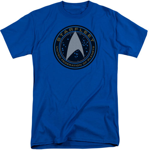 Trevco CBS1785-ATT-6 Star Trek Beyond & Starfleet Patch Short Sleeve A