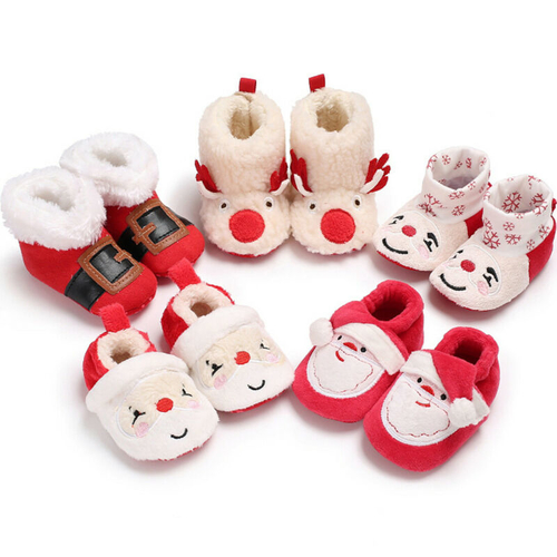 Xmas Infant Baby Shoes Cute Christmas Newborn