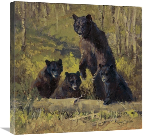 Global Gallery GCS-39810-2424-142 24 x 24 in. Twin Mountain Triplets A