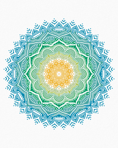 Paint by Numbers - MANDALA VIII