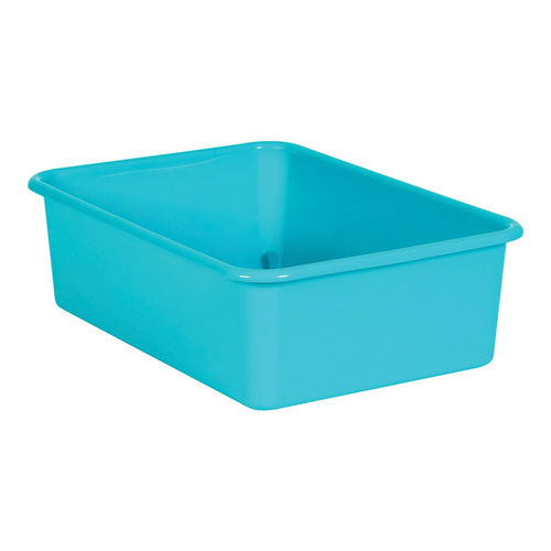 Teacher Created Resources TCR20407 Plastic Storage Bin, Teal - Lar