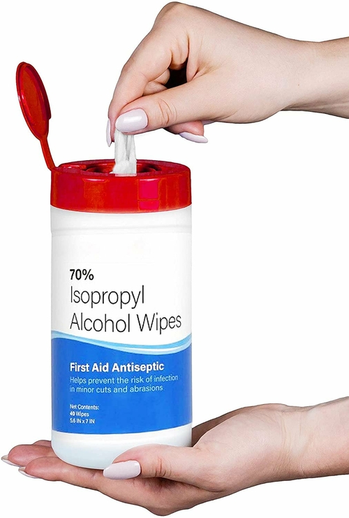 Pack of 240 Antiseptic Wipes 5.6 x 7. Protective Dressing Applicators