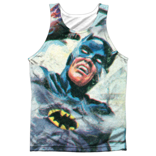 Trevco BMT132-TKPP-3 Batman Classic TV Foliage-Adult Poly Tank Top T-S