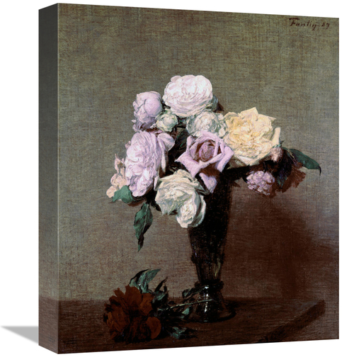 Global Gallery GCS-277502-16-142 16 in. Vase of Flowers Art Print - He