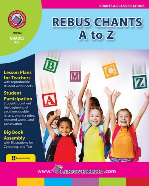 Rainbow Horizons Z22 Rebus Chants A to Z - Grade K to 1