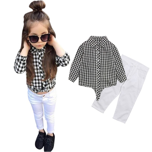 Fashion Girl Clothes Kids Baby Girl Outfits