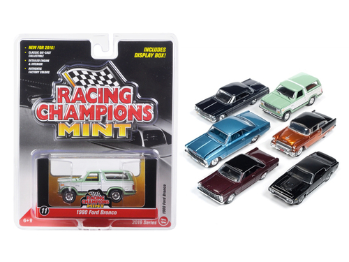 Mint Release 2 Set D Set of 6 cars 1/64 Diecast Model Cars by Racing