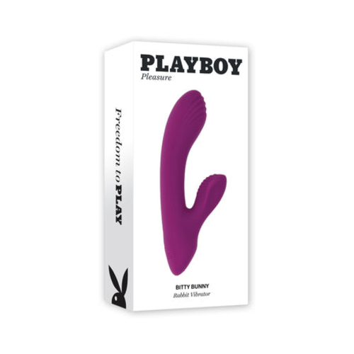 Playboy Bitty Bunny Rechargeable Silicone Mini Rabbit Vibrator Wild