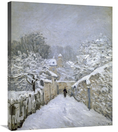 Global Gallery GCS-280078-30-142 30 in. The Snow in Louveciennes Art P