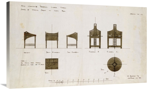 Global Gallery GCS-268270-40-142 40 in. Designs for Writing Desks Art 