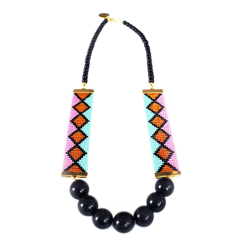 Miami Nights Necklace - Pink