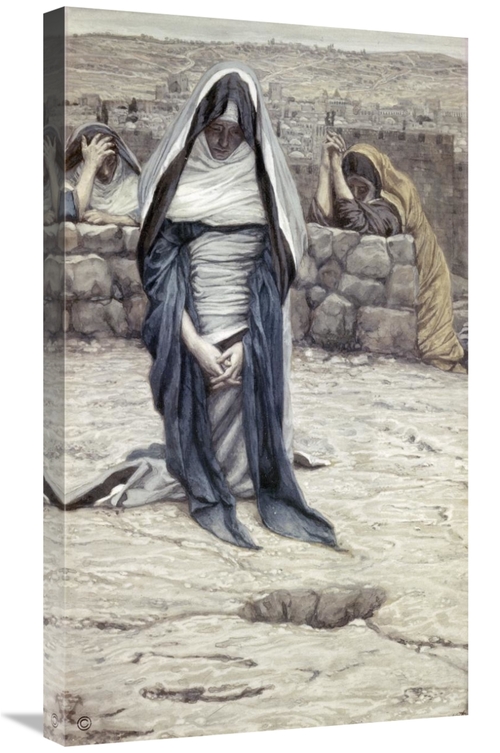 Global Gallery GCS-280229-30-142 30 in. Blessed Virgin in Old Age Art 