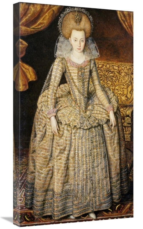 Global Gallery GCS-282653-30-142 30 in. Portrait of Queen Elizabeth of