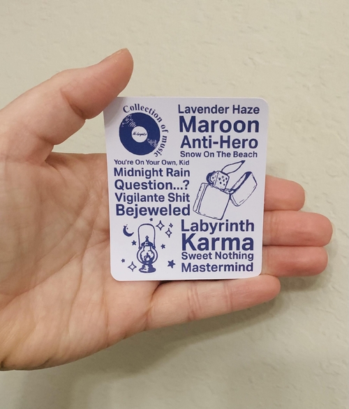 Taylor Swift 3- Taylor Swift Stickers/Magnet