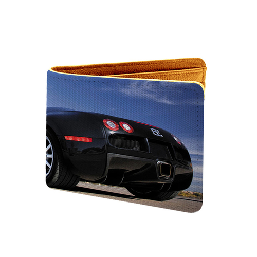 Super Car Design Blue and Black Canvas, Artificial